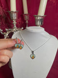 The Lovesick Saint Earring and necklace set