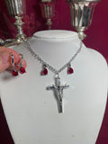 The 'Crucify Me' Necklace and Earrings Set