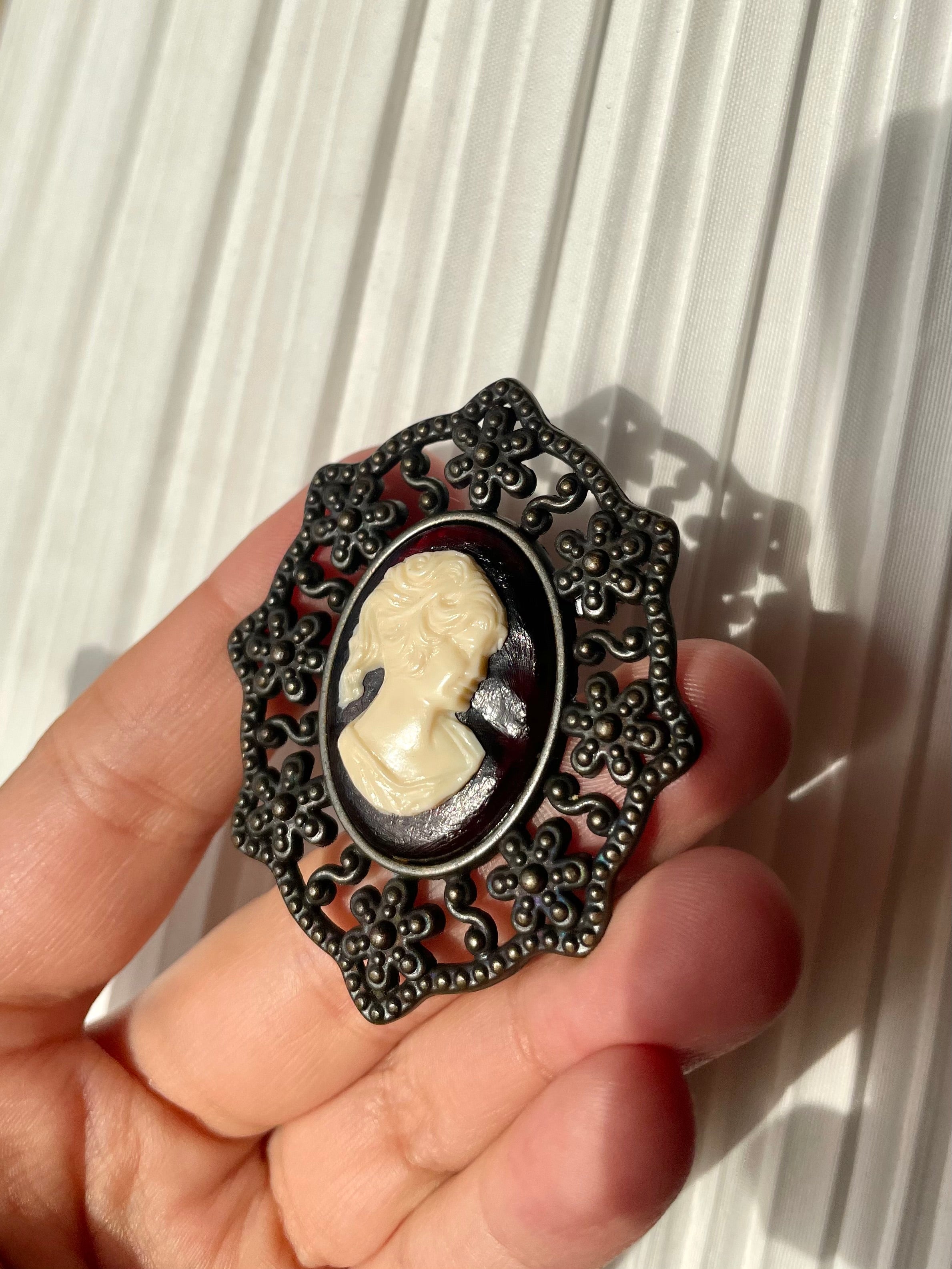 The Portrait in the Locked Room brooch