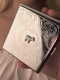 Lamb of the Meadow – Engraved Silver Cigarette Case