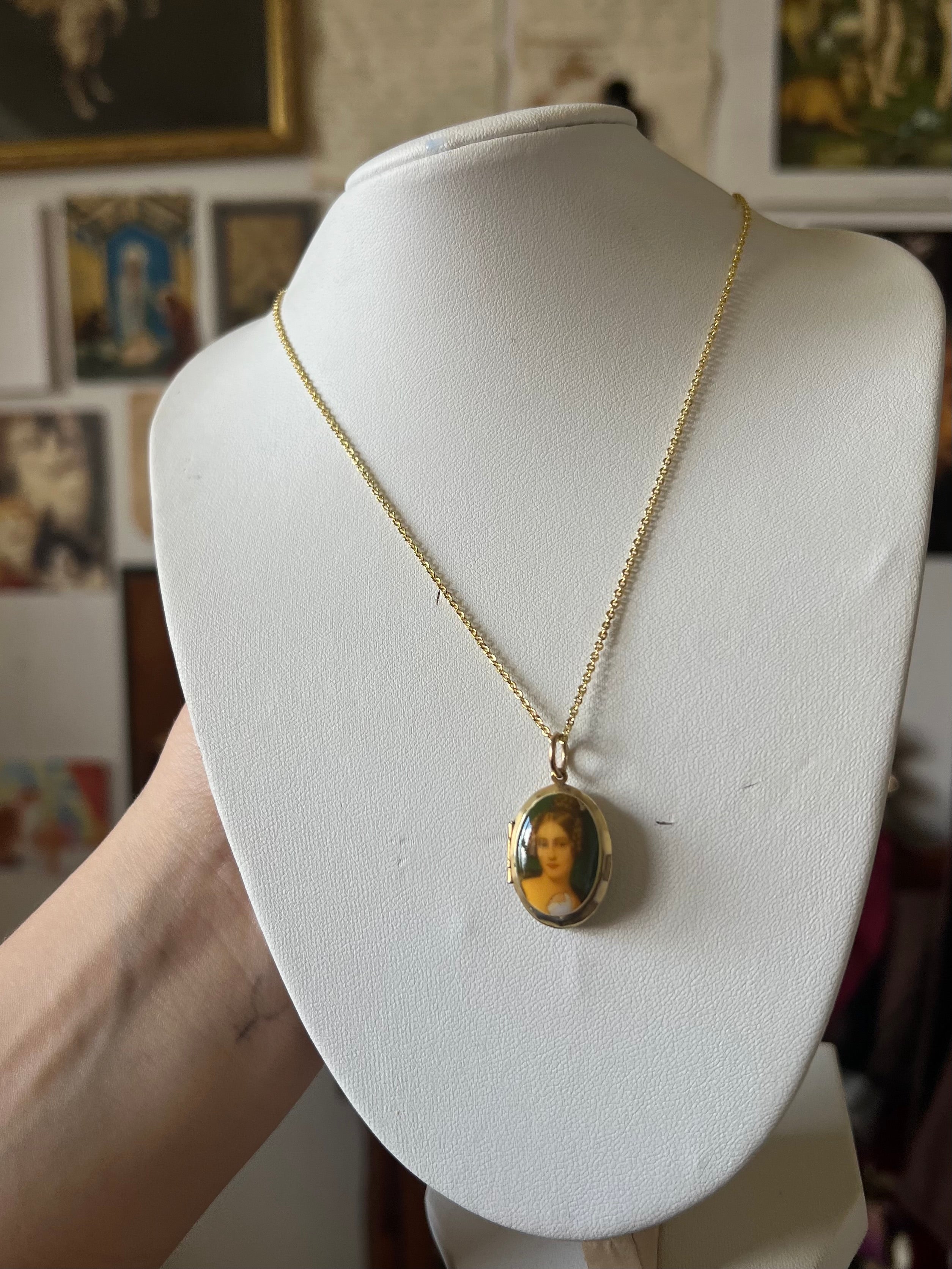 The Lady Of Secrets locket necklace