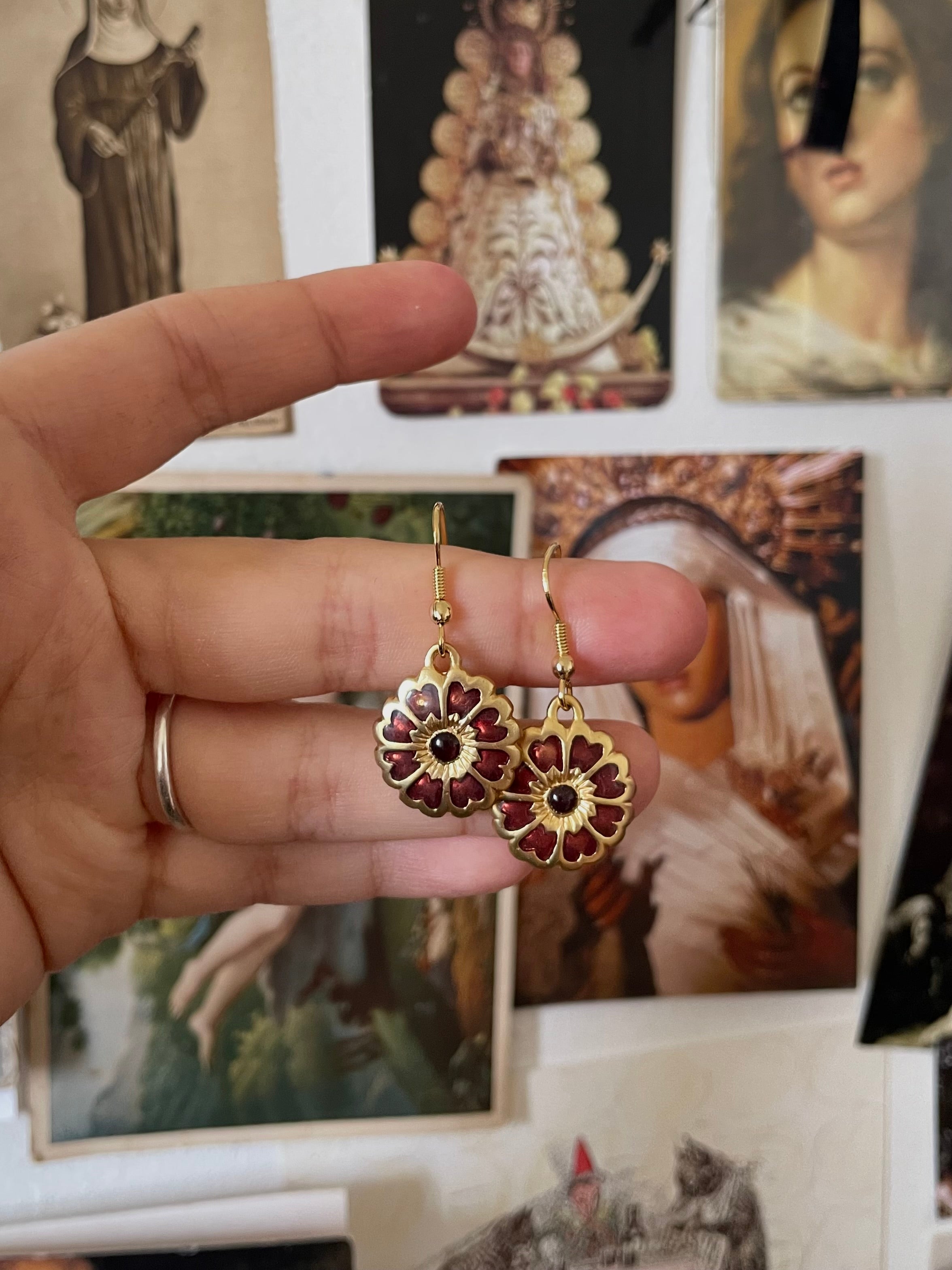 The Medieval Bloom Earrings