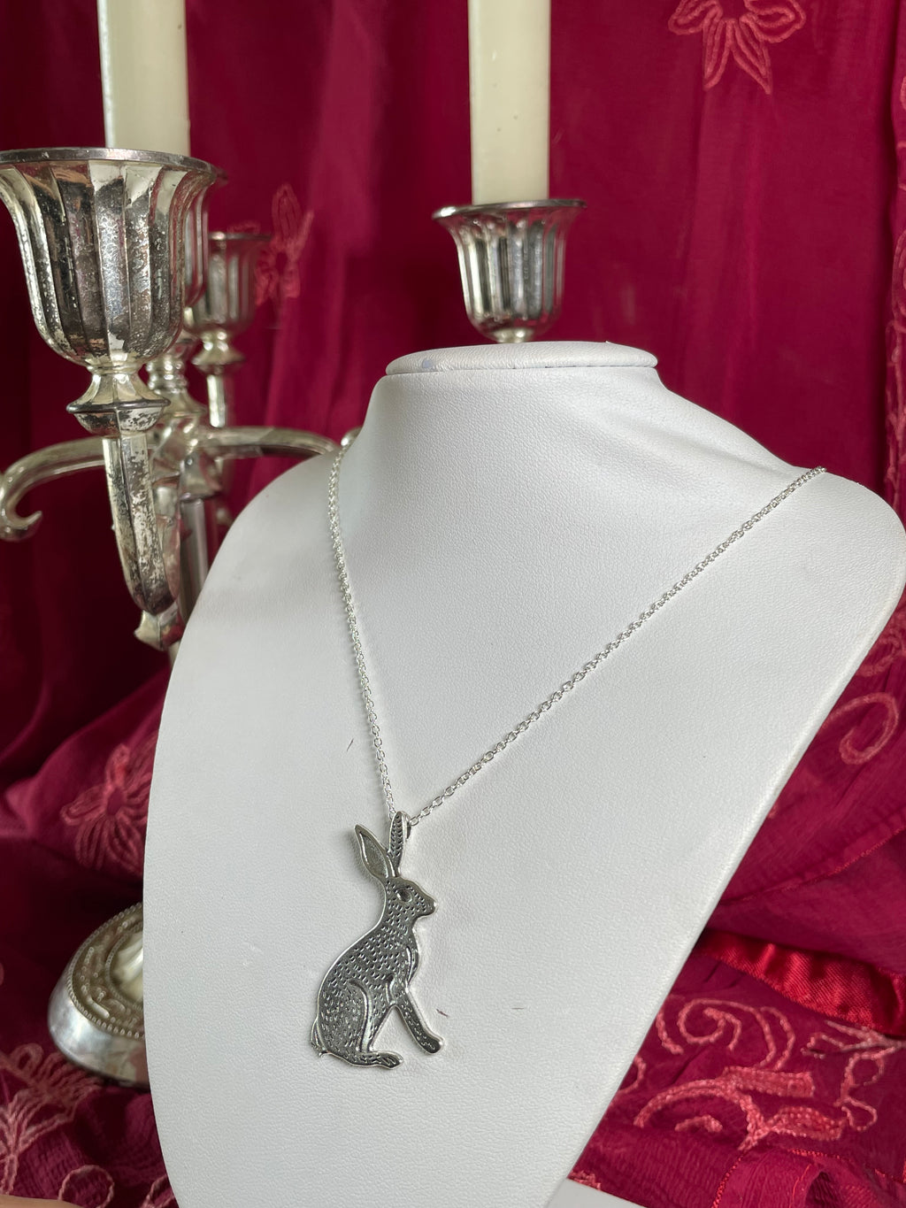The 'Moonlight Hare ' Necklace