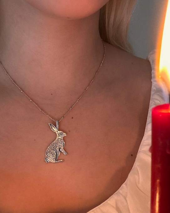 The 'Moonlight Hare ' Necklace