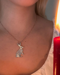The 'Moonlight Hare ' Necklace