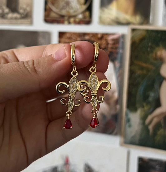 Lily of the Crown Earrings