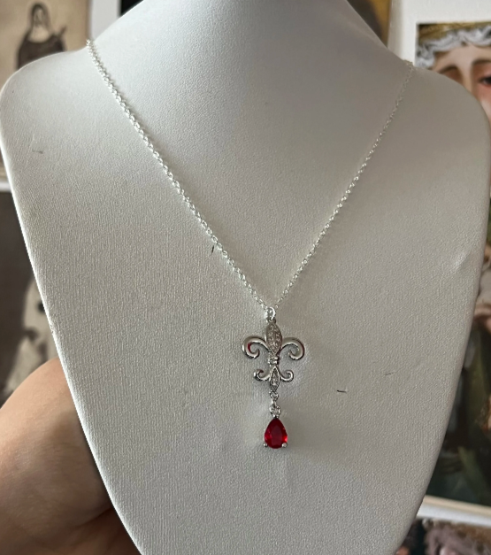 The Crimson Crest Pendant
