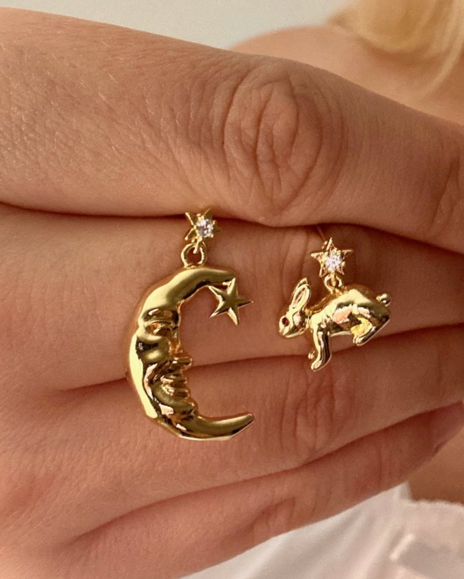 The Crescent Companion Earrings