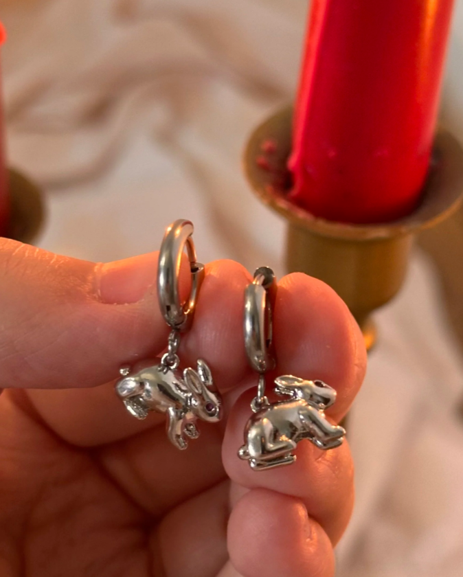 The 'Sacrificial Rabbit' Earrings